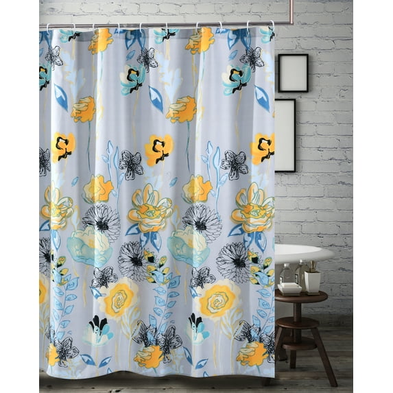Greenland Home Fashions Watercolor Dream Shower Curtain, 72x72-inch