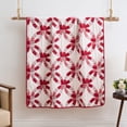 thumbnail image 1 of Greenland Home Fashions Wedding Ring Reversible Red Throw Blanket, 1 of 7