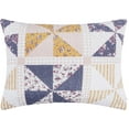 thumbnail image 1 of Greenland Home Pinwheel & Posey Finely Stitched Traditional Pillow Sham, Standard 20 W x 26 L inches, 1 of 6