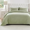 thumbnail image 1 of Greenland Home Textured Fashion Finely Stitched Bedding Set, Vineyard Sage, 3-Piece Full/Queen, 1 of 7