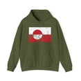 thumbnail image 1 of Greenland Pride Flag Hoodie, Gifts, Hooded Sweatshirt, 1 of 4