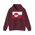 thumbnail image 1 of Greenland Pride Flag Hoodie, Gifts, Hooded Sweatshirt, 1 of 4