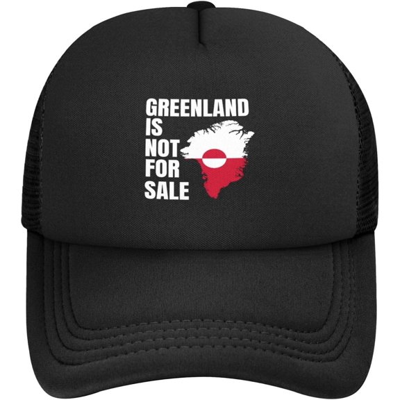 Greenland is Not for Sale Hat I Love Greenland Not for Sale Mesh Baseball Cap