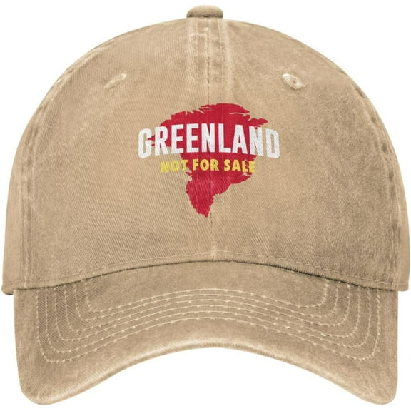 Greenland is Not for Sale Hat I Love Greenland is Not for Sale Cap for Men Wemen Black