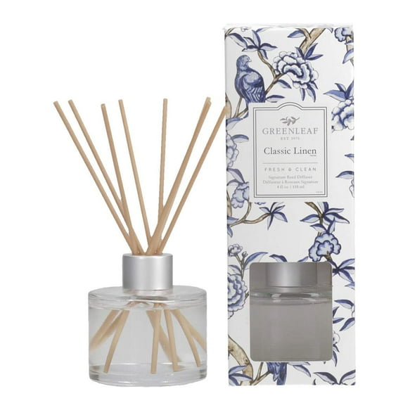 Greenleaf Gifts Reed Diffuser-Classic Linen