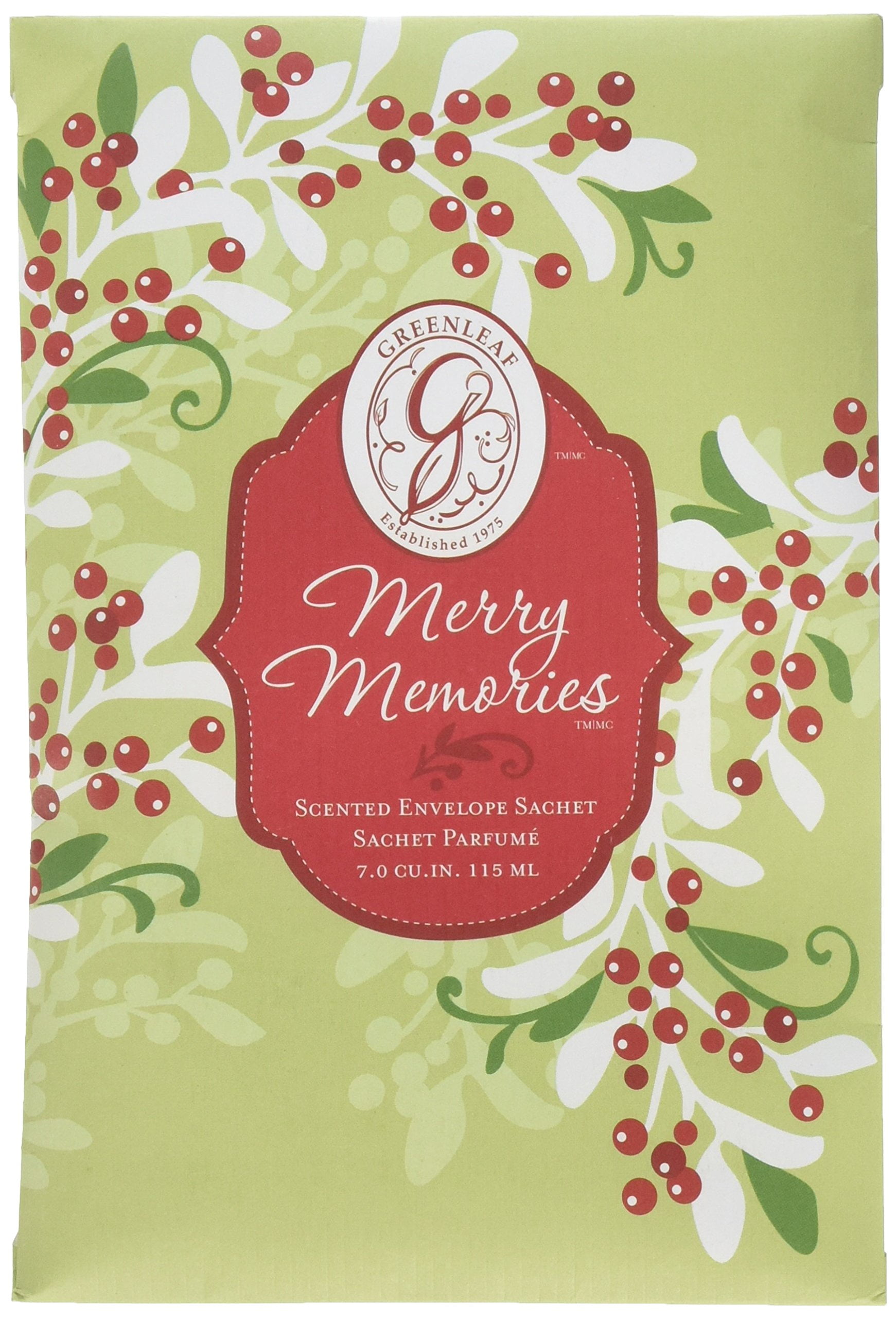Greenleaf Large Scented Envelope Sachet Pack of 6 Merry Memories