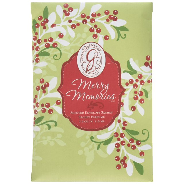 Greenleaf Large Scented Envelope Sachet Pack of 6 Merry Memories