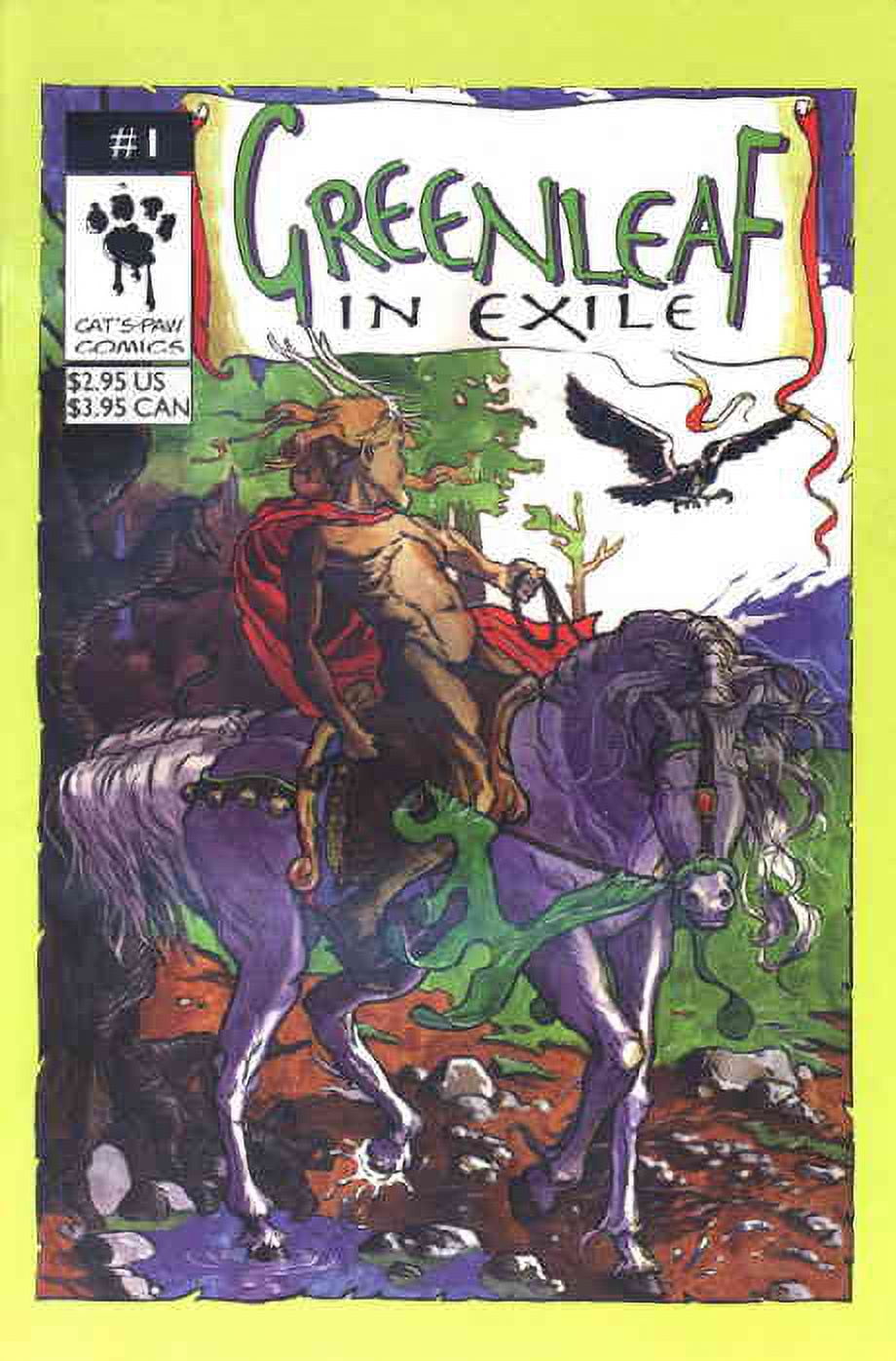 Greenleaf in Exile 1 VF ; Cat's Paw Comic Book