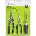 Greenlee, 0159LBFC, 3Piece Electrician Tool Kit with Stainless Steel