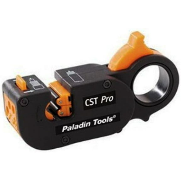 Greenlee 1281 CST Pro Coax Stripper 3 Level, Orange Cassette .327/.146 CA2