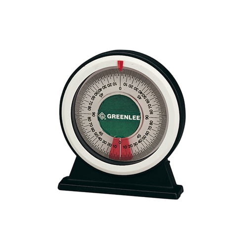 Greenlee 1895 Angle Protractor with Magnetic Base, 0°- 90° Marking, Black