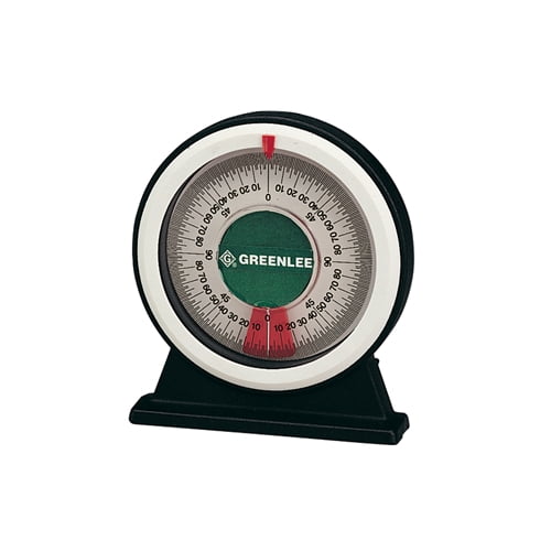 Greenlee 1895 Angle Protractor with Magnetic Base, 0- 90 Marking, Black