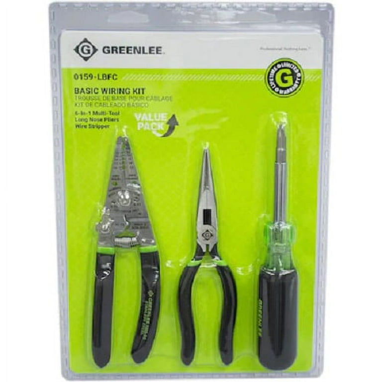 Greenlee 3-Piece Household Tool Set Greenlee 3-Piece Household Tool Set