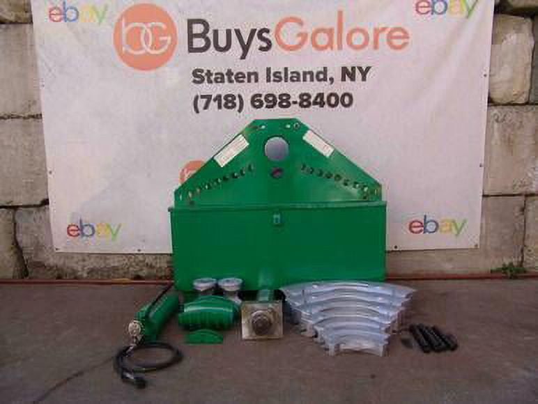 Greenlee 885 Hydraulic Rigid Pipe Bender 1 1/4 to 5 inch Works Great 2