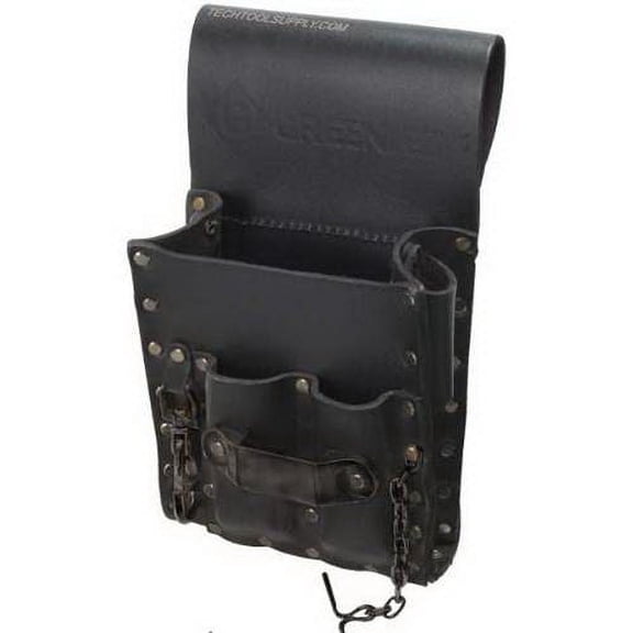 Greenlee Tool Pouch,Leather,5 Pocket 0258-13