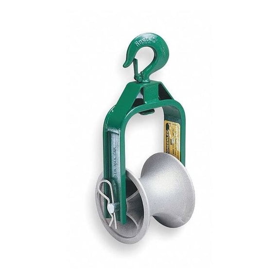 Greenlee Cable Puller Sheave,Hook Type,18 In 652