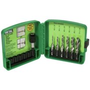 Greenlee Drill/Tap/Countersink Set,Metric,6 Pc DTAPKITM