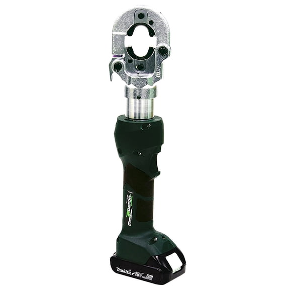 Greenlee 6-Ton Crimper Kit, 120V Charger, Two 2 Ah Batteries