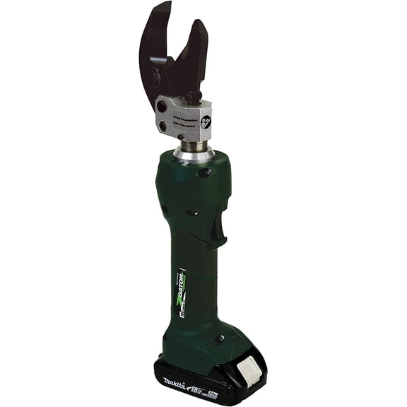 Greenlee Cordless Cable Cutter, 18 V DC, Li-Ion Battery, Gator Series ES32FLX11