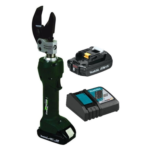 Greenlee Cordless Cable Cutter, 18 V DC, Li-Ion Battery, Gator Series ES32LX11