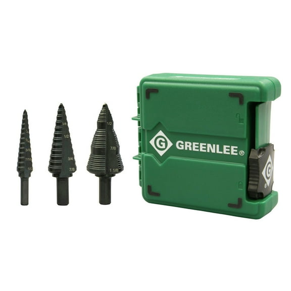 Greenlee GSBSET3 #1, #4, #9 Step Bit Kit