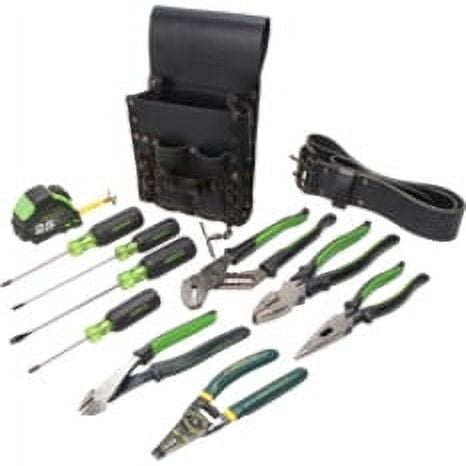 Greenlee General Hand Tool Kit,No. of Pcs. 12 0159-13