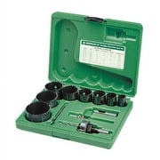 Greenlee Hole Cutter Kit,Range 11/16 to 1-3/8 891