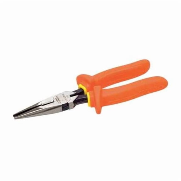 8 in Greenlee(R) Long Nose Plier,Side Cutter Insulated, Molded Handle