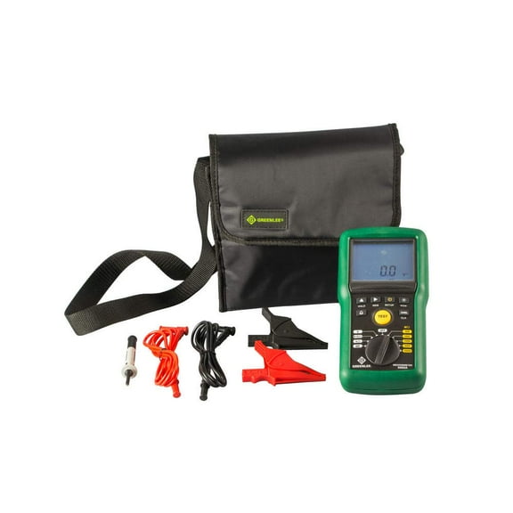 Greenlee Battery Operated Megohmmeter,LCD Display 5882A