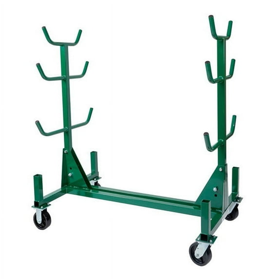 Greenlee Pipe Rack,Mobile,1000 lb. 668
