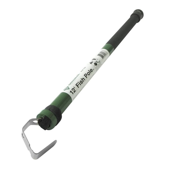Telescoping Fish Stick,12 ft,Fiberglass FP12