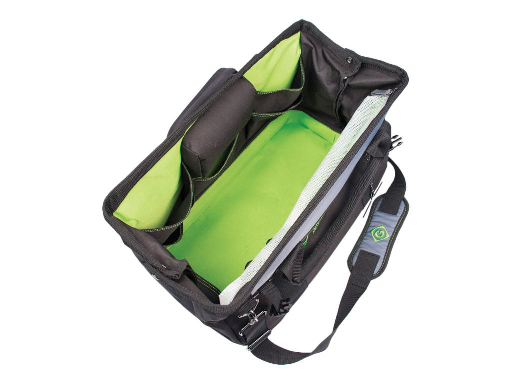 Greenlee Tool Bag, Polyester, Black, 19 Pockets 0158-22