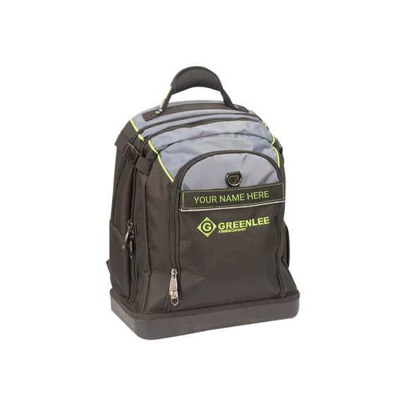 Greenlee Tool Bag, Polyester, Black, 27 Pockets 0158-27