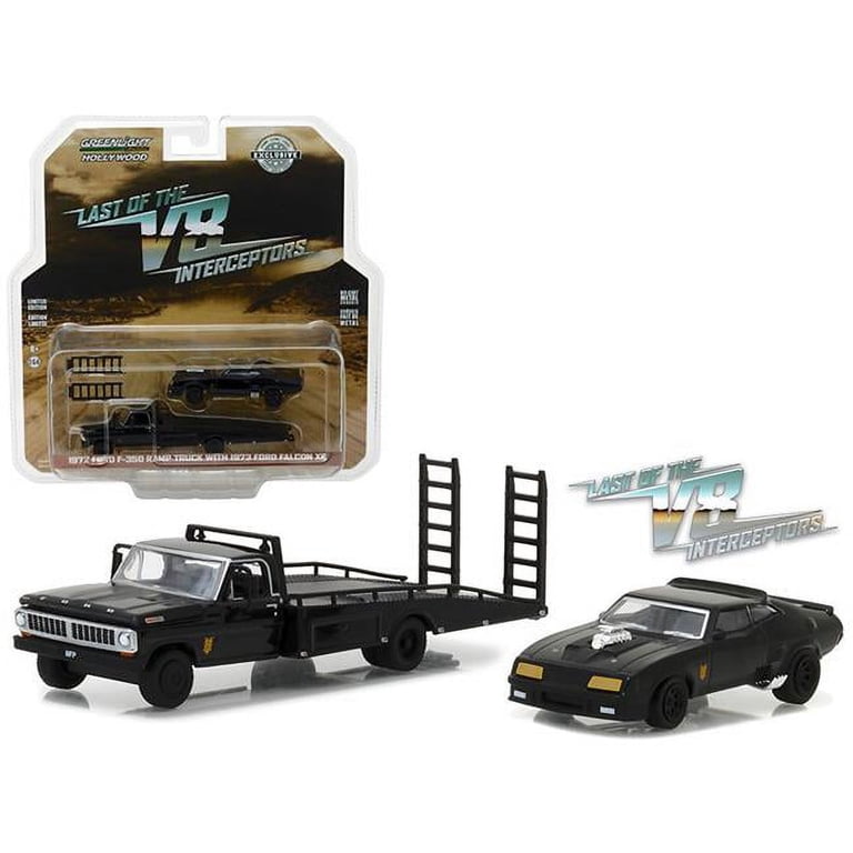 グリーンライトRamp Truck & 1973 Ford Falcon XB 1972 Ford F-350 Ramp Truck with 1973 Ford Falcon X - Walmart.com