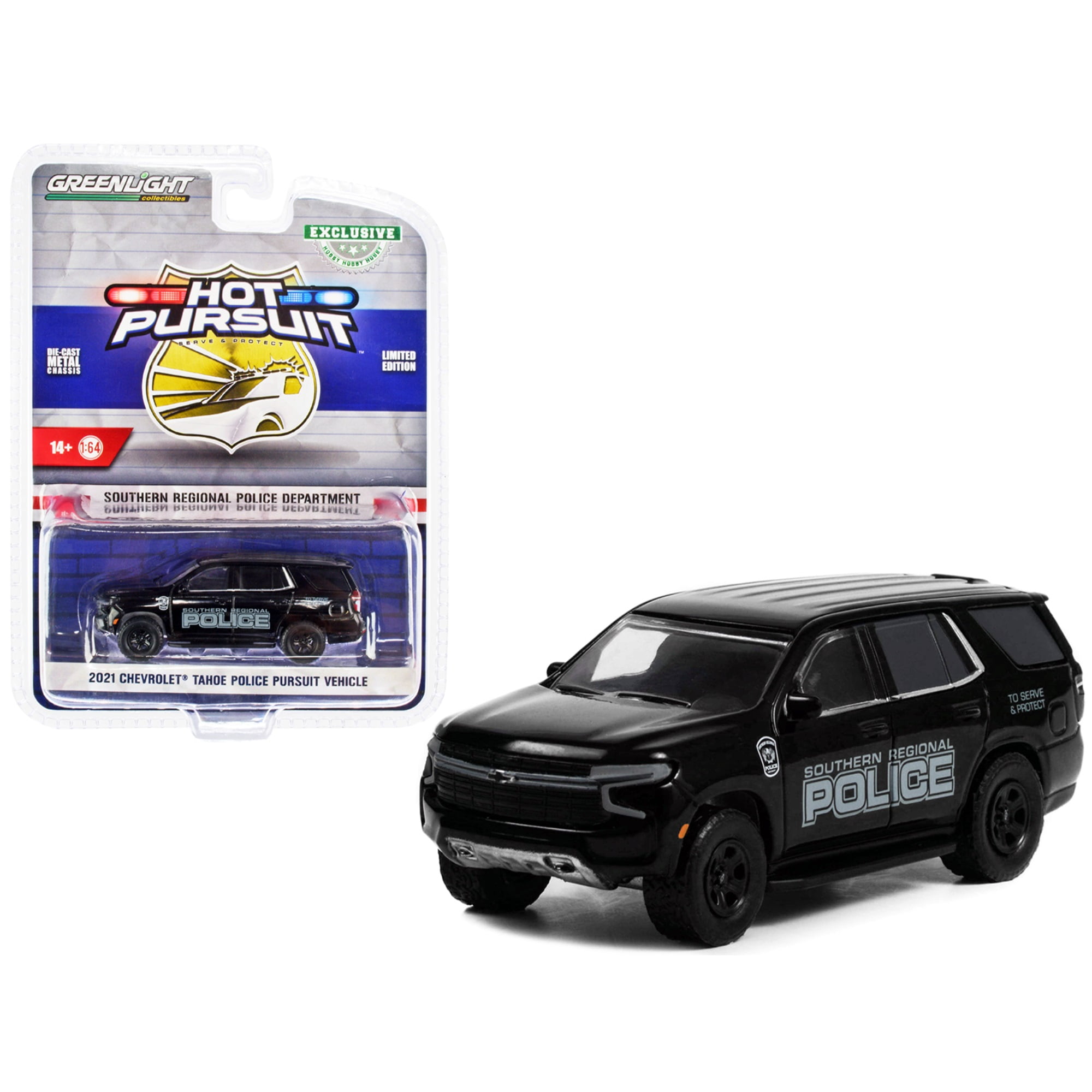 Greenlight 1:64 2021 Chevrolet Tahoe Police Pursuit Vehicle Pa Hobby  Exclusive