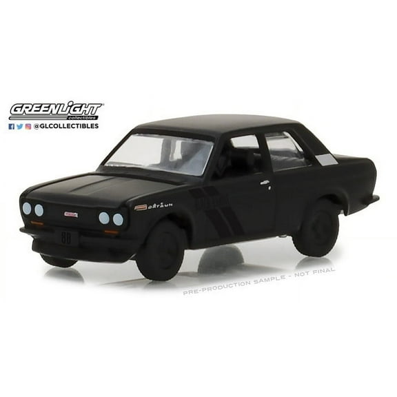Greenlight 1:64 Black Bandit Series 19 1968 Datsun 510