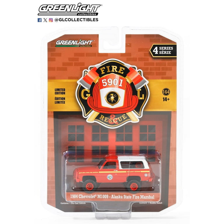 Greenlight 1:64 Fire Rescue 5901 1984 Chevrolet M1009 Alaska