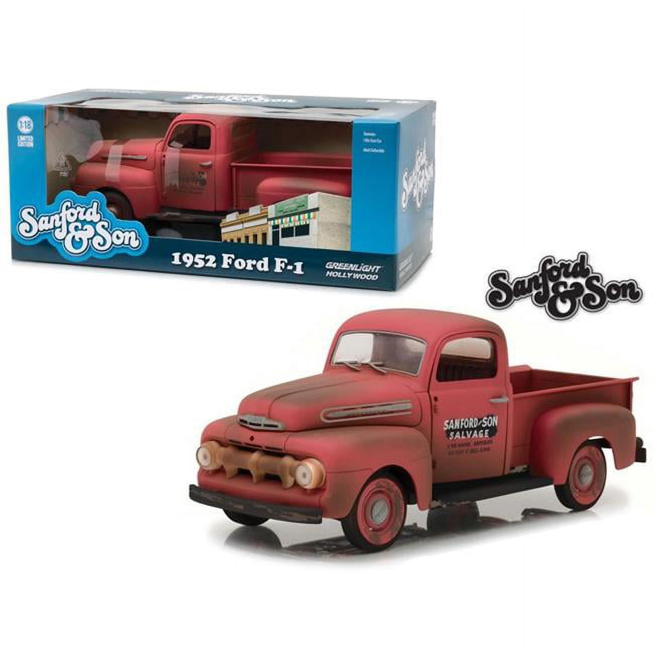 Greenlight 1952 Ford F-1 Pickup Truck, Diecast Toy Collectible