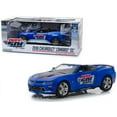 thumbnail image 1 of 2018 Chevrolet Camaro SS Convertible Blue "102nd Indy 500 Presented" by PennGrade Motor Oil 500 Festival Event Car 1/24 Diecast Model Car by Greenlight, 1 of 2