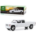 thumbnail image 1 of Greenlight 19072 1997 Chevrolet Silverado 3500 Custom Pickup Truck Olympic White 1 by 18 Scale Diecast Model Car, 1 of 3