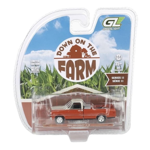 Greenlight 1968 Chevy C10 Squarebody W/Tool Box Down The Farm