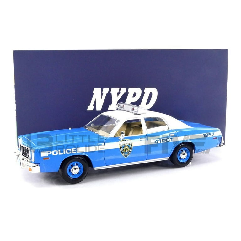 Greenlight 1978 Dodge Monaco NYPD Police Cruiser Blue 1:18 Greenlight 1978 Dodge Monaco NYPD Police Cruiser Blue 1:18
