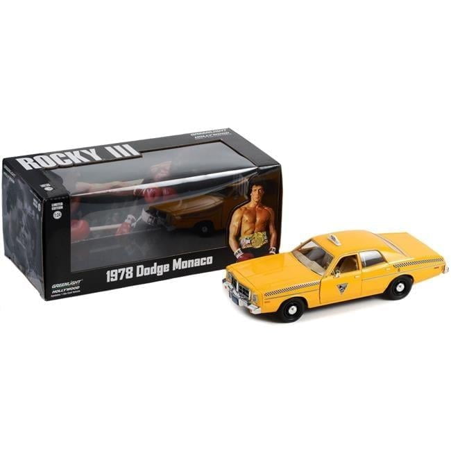 1978 Dodge Monaco Taxi City Cab Co. Yellow Rocky III (1982) Movie 