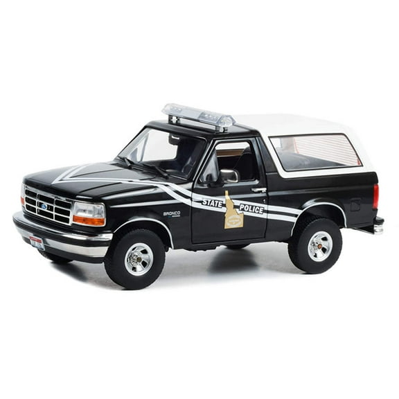 Greenlight 1996 Ford Bronco XLT Idaho State Police Truck Blue 1:18