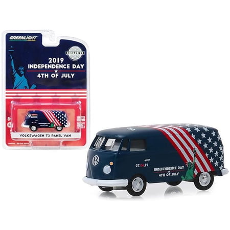 Greenlight 30044 Volkswagen T2 Panel Van 4th of July Model Car