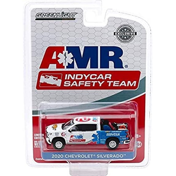 2020 Chevrolet Silverado - 2020 NTT IndyCar Series AMR Safety Team with Safety Equipment in Truck Bed (Hobby Exclusive)
