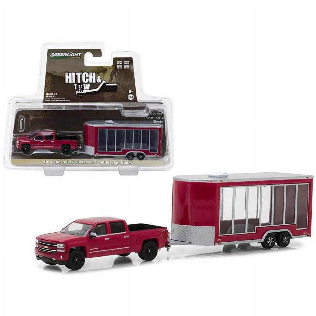 Greenlight 32120C 2016 Ford F-150 Pickup Truck and Dump Trailer