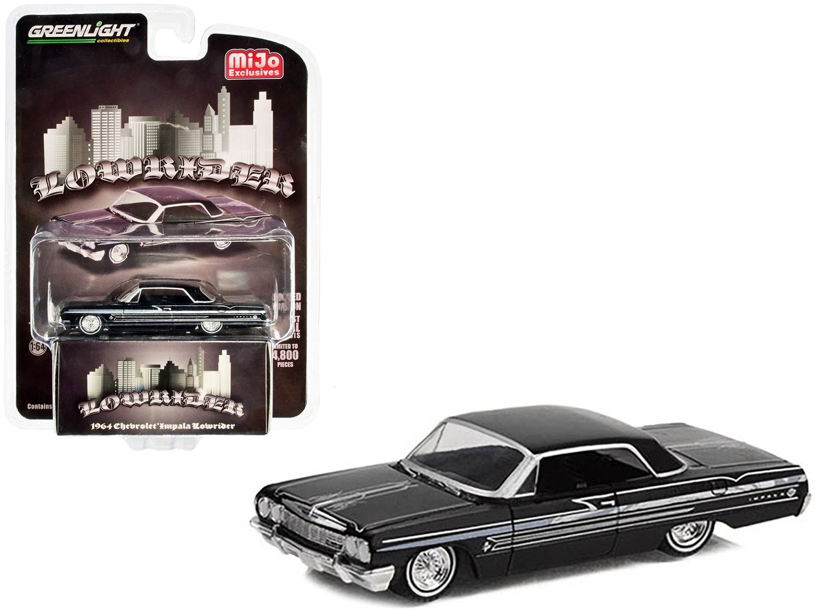 Greenlight 51462 1964 Chevrolet Impala SS Lowrider Black Metallic