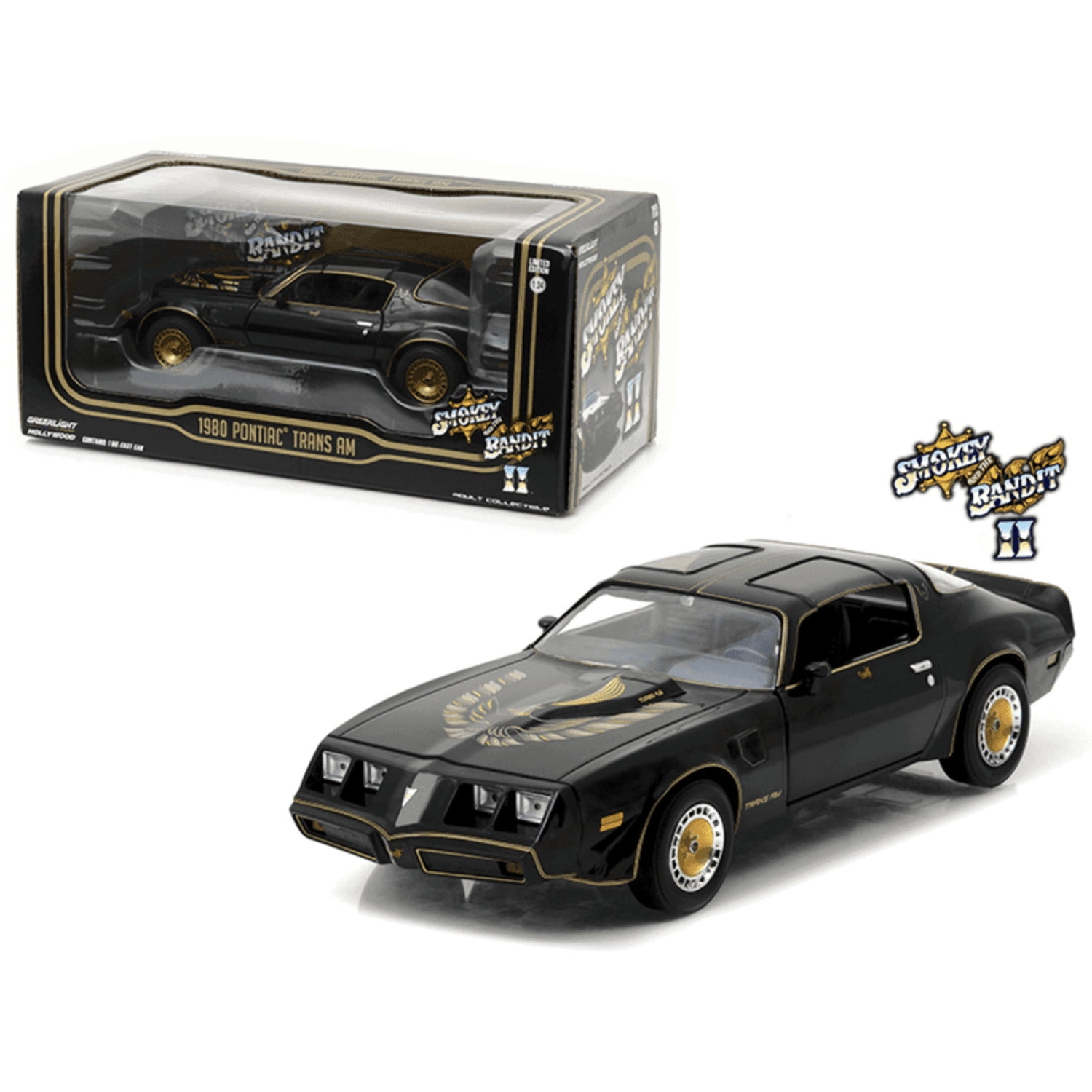 1980 Pontiac Trans Am "Smokey And The Bandit 2" Movie Car 1/24 Diecast Model Car by Greenlight