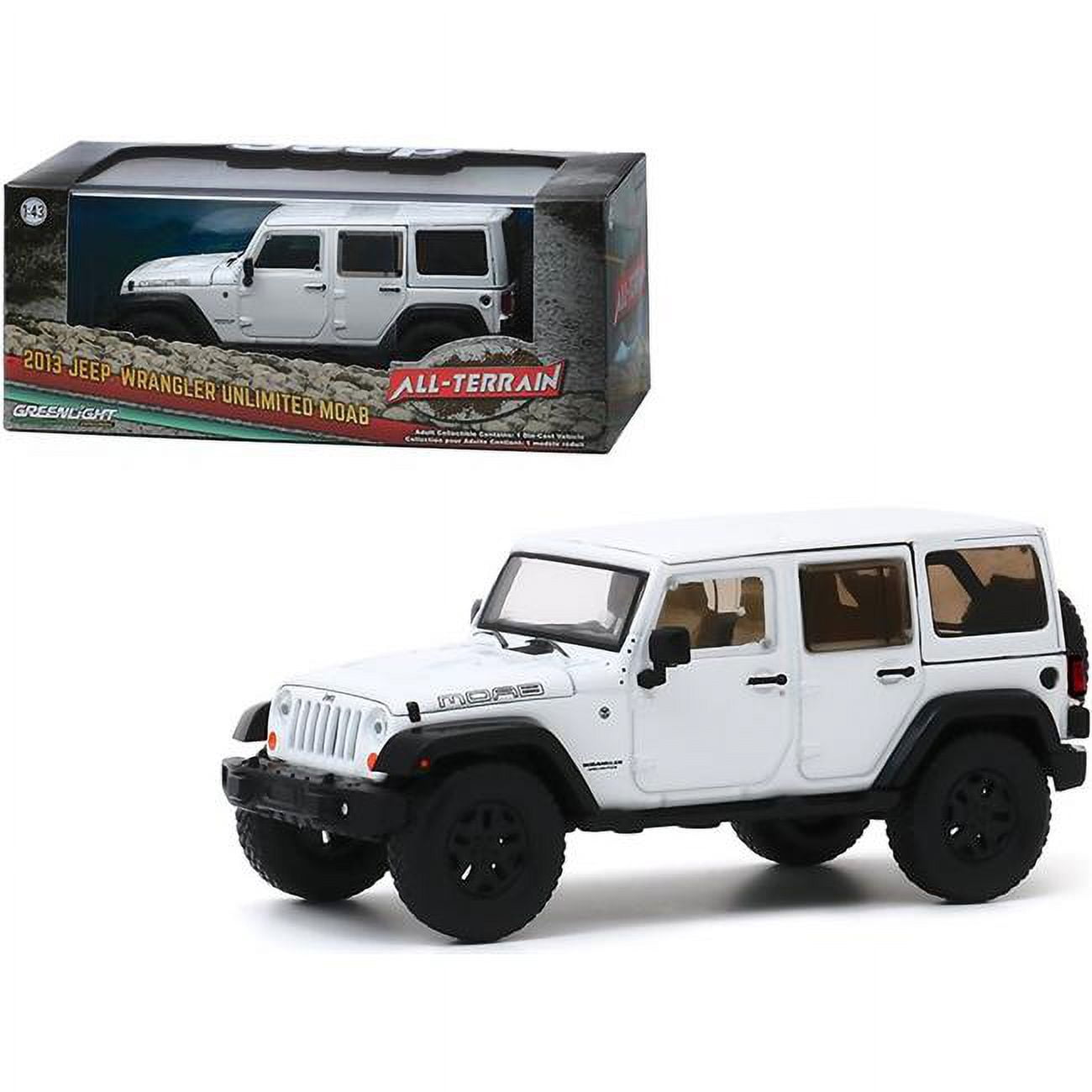 Diecast jeep wrangler unlimited white deals